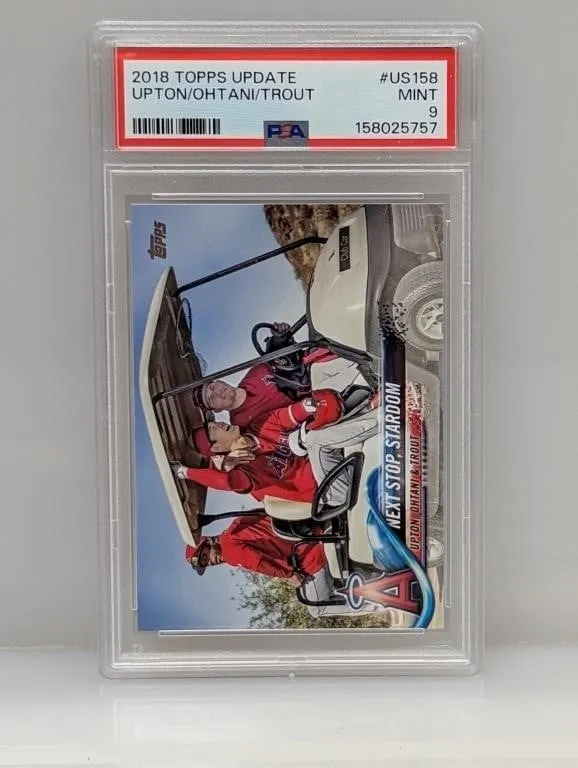 2018 Topps Update Shohei Ohtani RC US158 PSA 9