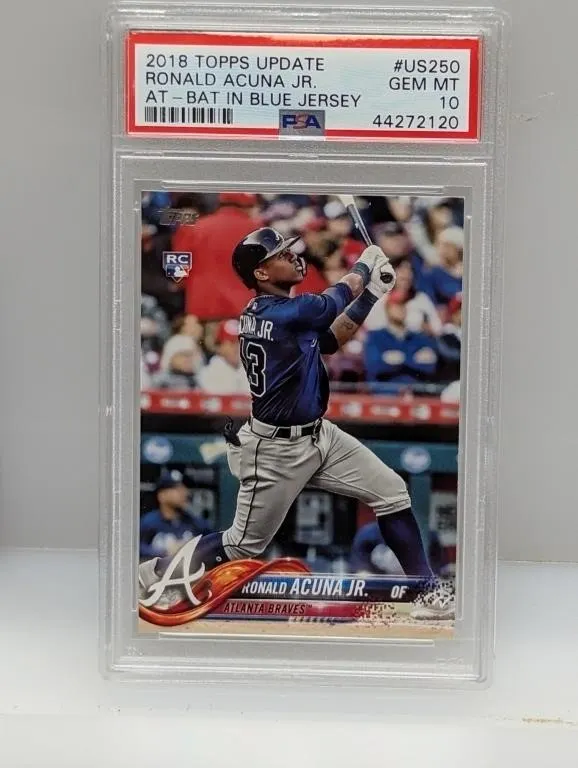 2018 Topps Update Ronald Acuna Jr US250 PSA 10