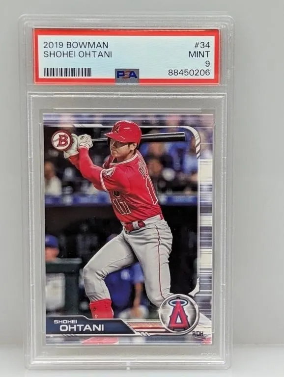 2019 Bowman Shohei Ohtani 34 PSA 9