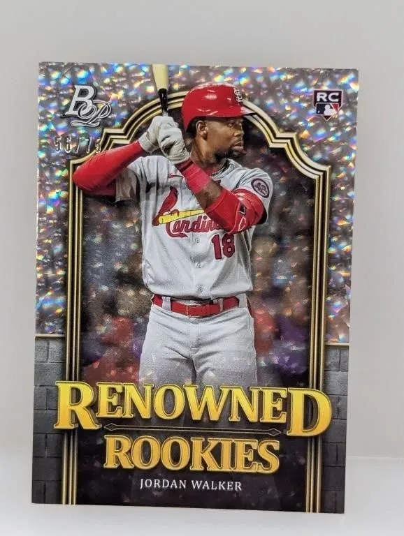 2023 Bowman Platinum Jordan Walker Rookie SP 56/75