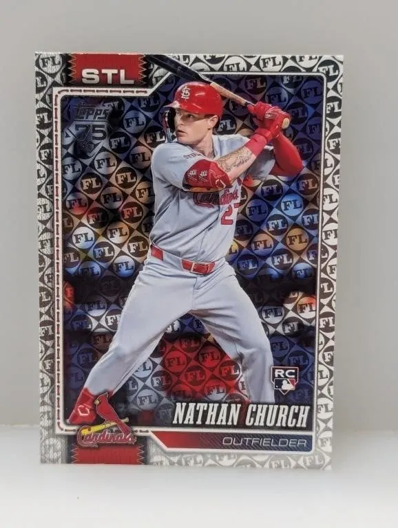 2026 Topps Spring Training Nathan Church Rookie 24