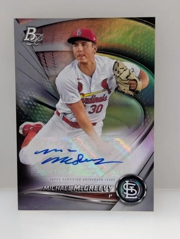2022 Bowman Platinum Michael McGreevy Auto #33
