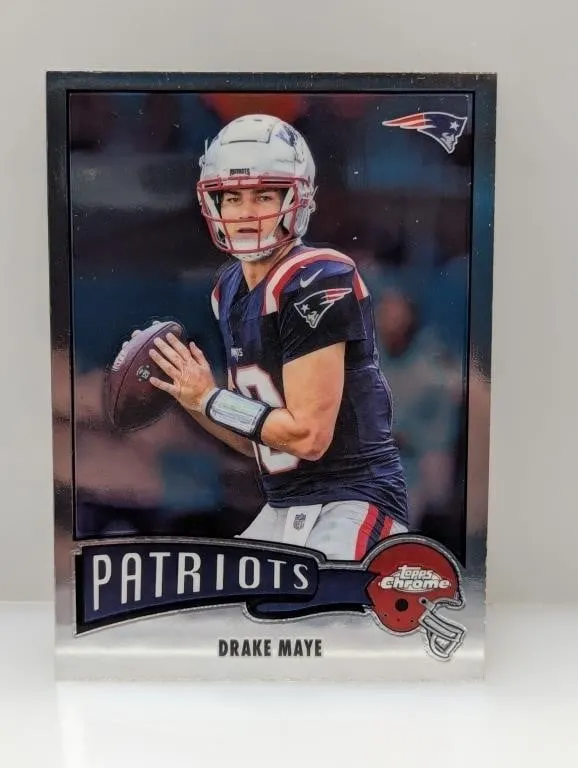 2025 Topps Chrome Drake Maye #23