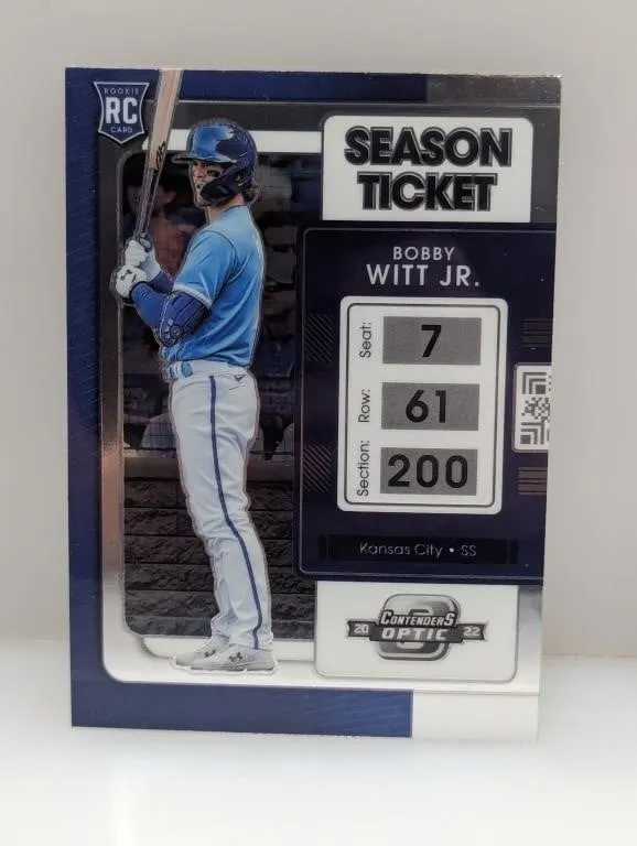 2022 Contenders Season Ticket Bobby Witt Jr RC #19