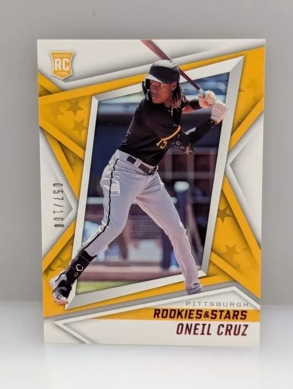 57/100 2022 Rookies & Stars Oneil Cruz RC Yellow
