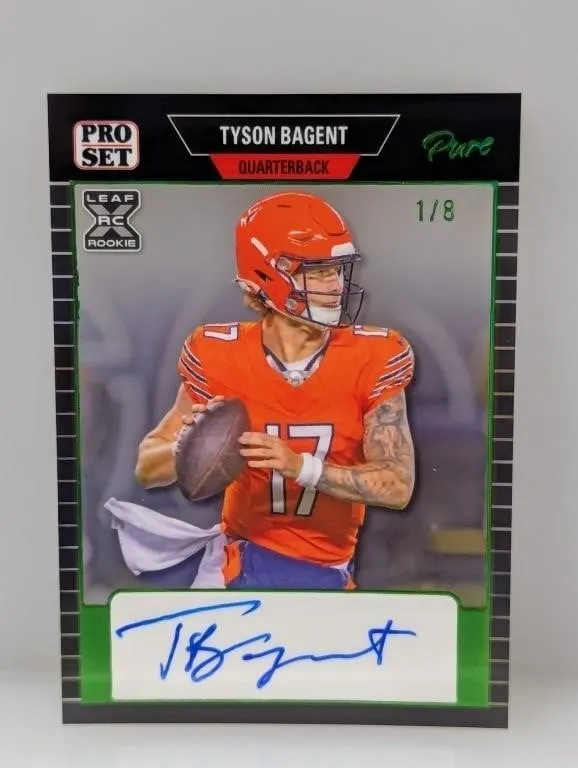 1/8 2023 Leaf Pro Set Pure Tyson Bagent RC Auto