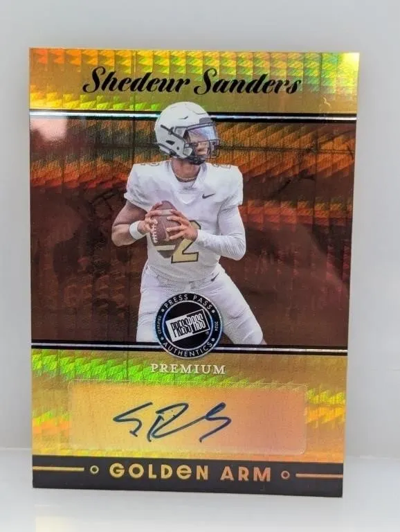 /25 2024 Leaf Premium PressPass Sanders Auto