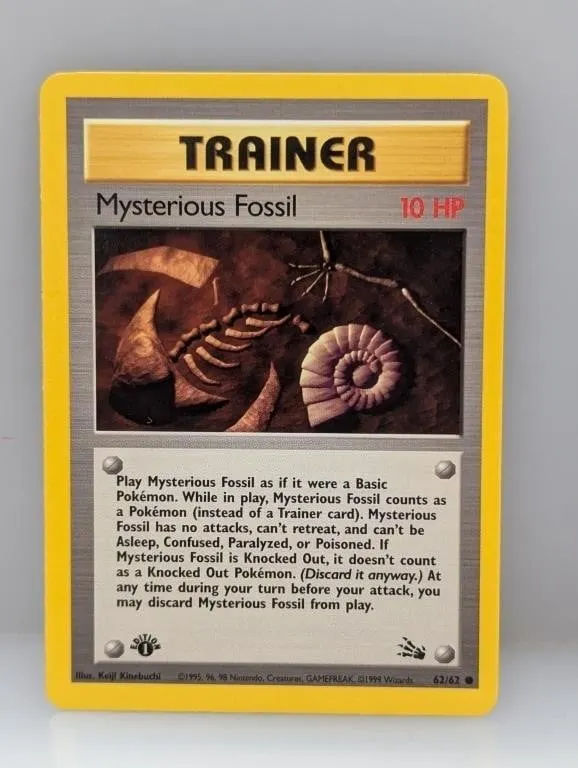 Pokemon 1999 1st Edition Mysterious Fossil 62