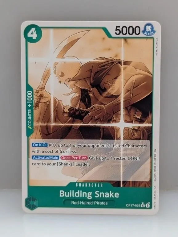 One Piece Building Snake Op17-025 UC ALT