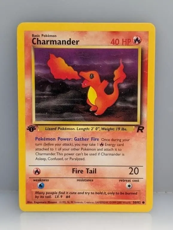 Pokemon 2000 1st Edition Charmander 50