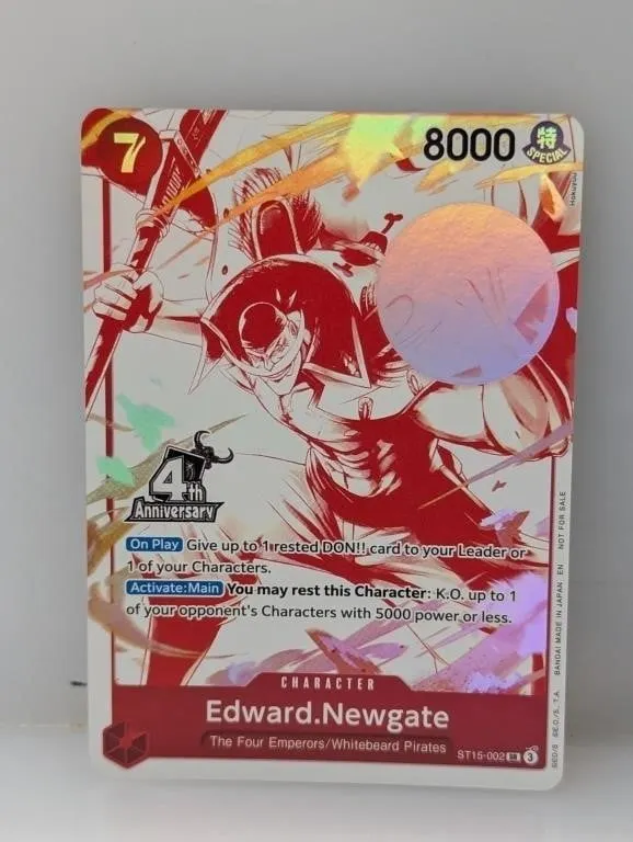 One Piece Edward.Newgate Stamped Promo