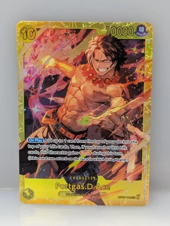 One Piece Portgas D Ace Op07-119 SEC