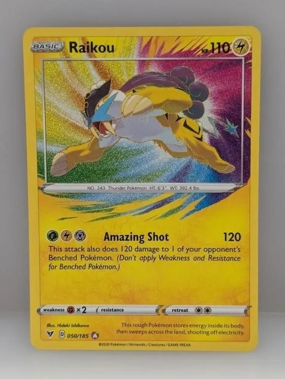 Pokemon 2020 Amazing Rare Raikou 50
