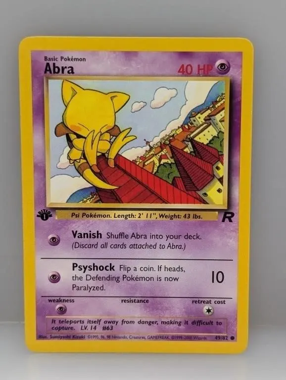 Pokemon 2000 1st Edition Abra 49
