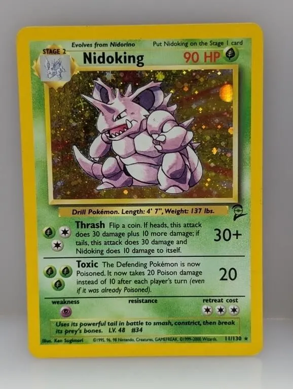 Pokemon 2000 Nidoking Holo 11