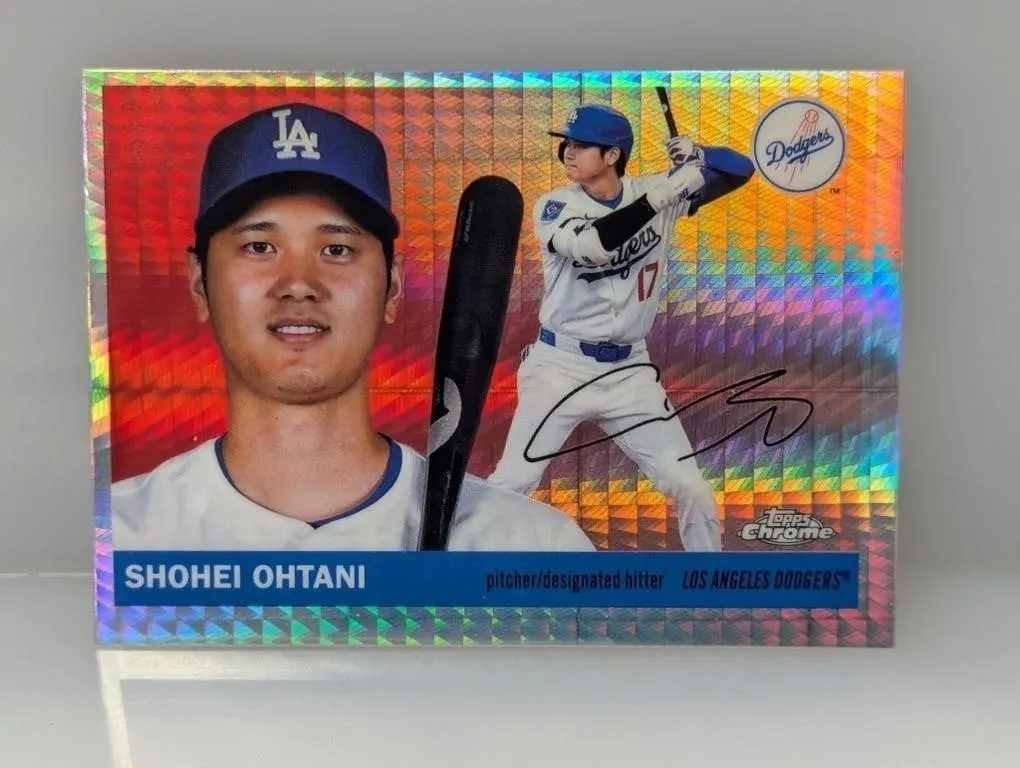 2025 Topps Chrome Platinum Prism Ref Shohei Ohtani
