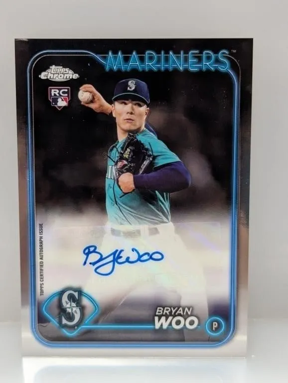 2024 Topps Chrome Update Bryan Woo Auto RC #Ac-Bw