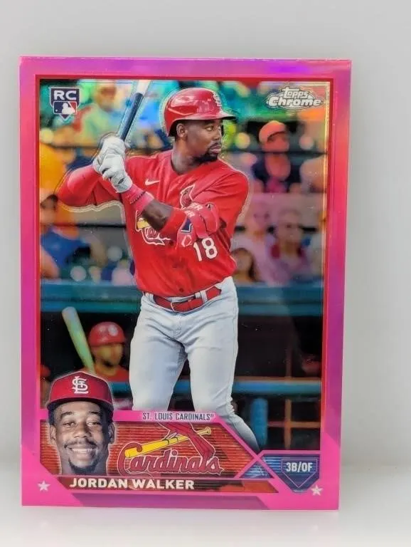 2023 Topps Chrome Pink Refractor Jordan Walker RC
