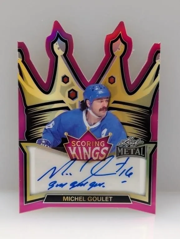 2026 Leaf Metal Hockey Goulet Auto 2/6 Pink Pris