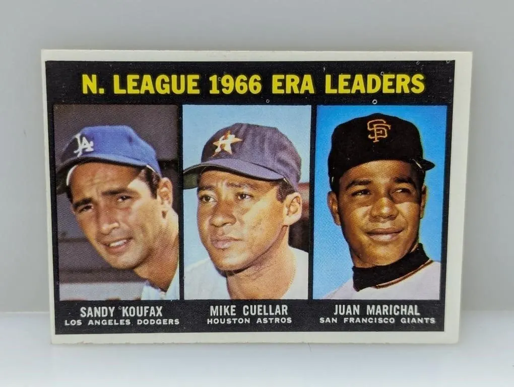 1967 Topps Era Leaders Koufax/Marichael #234
