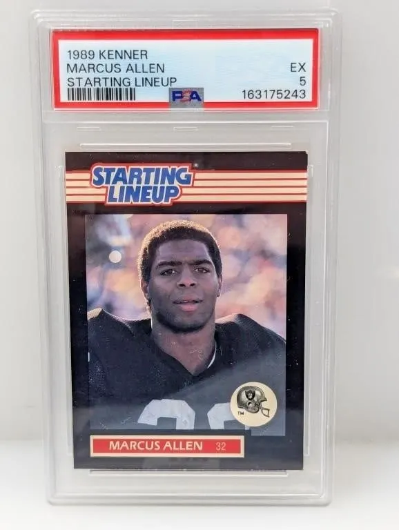 1989 Kenner Marcus Allen PSA 5