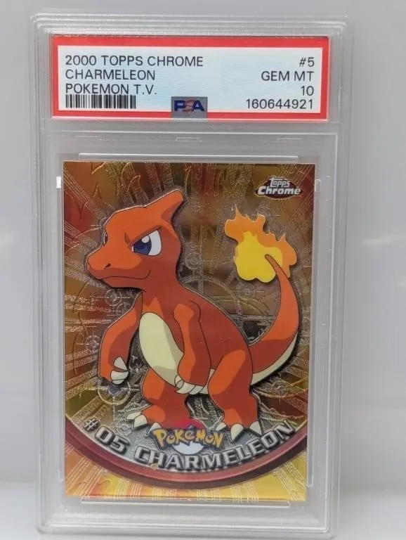 2000 Topps Chrome Pokemon Charmeleon #5 PSA 10