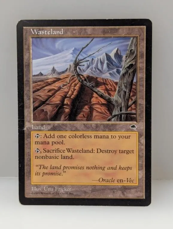 1997 Magic the Gathering Wasteland Edges/Surface