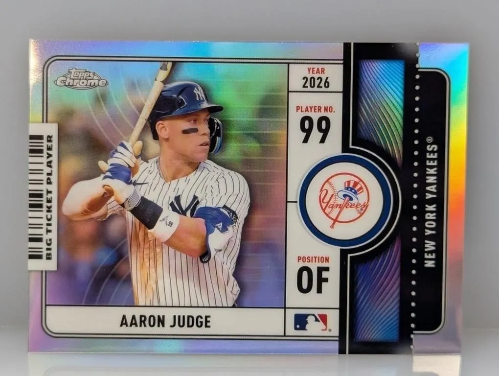2026 Topps Chrome Aaron Judge Ref Big Ticket