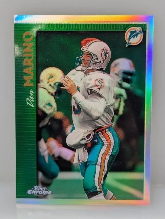 1997 Topps Chrome Dan Marino Refractor #129 Indent