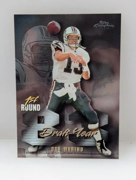 1997 Topps Chrome 1st Round Dan Marino John Elway
