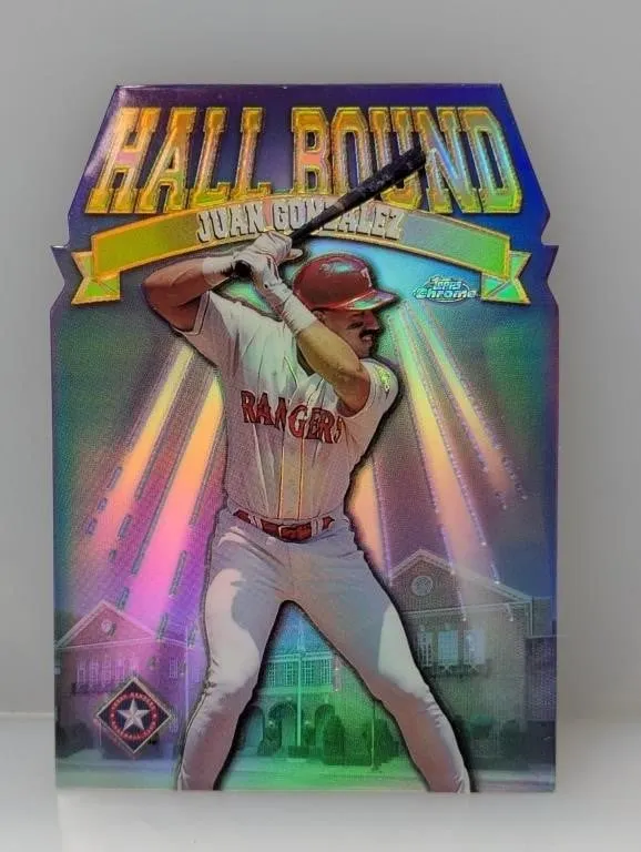1999 Topps Chrome Hall Bound Juan Gonzalez Ref