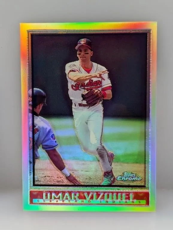 1998 Topps Chrome Omar Vizouel Ref #33 Indent