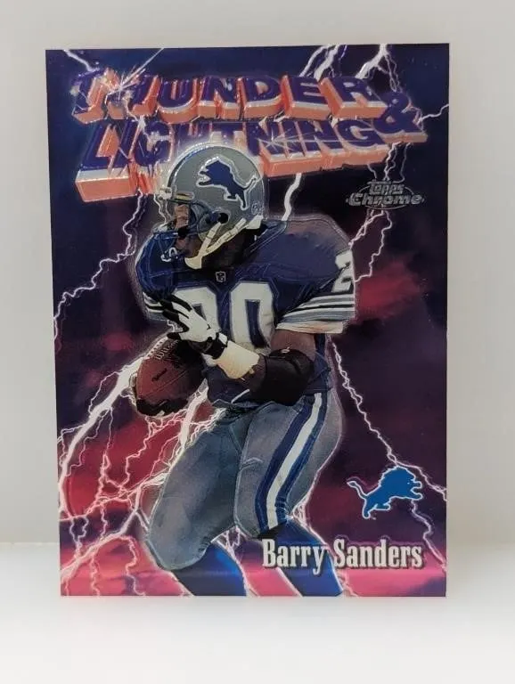 1997 Topps Chrome Thunder & Lightning Sanders
