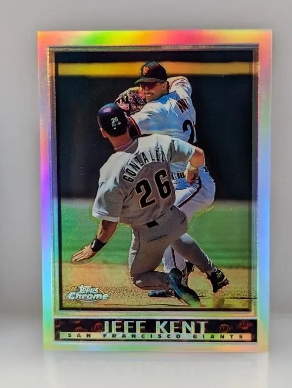 1998 Topps Chrome Jeff Kent Refractor #24