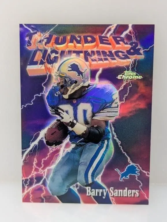 1997 Topps Chrome Barry Sanders Ref #6