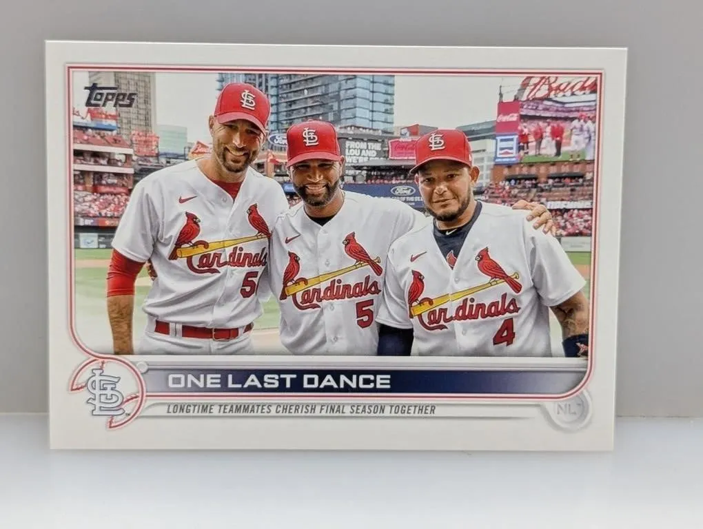 2022 Topps Wainwright/Pujols/Molina One Last Dance