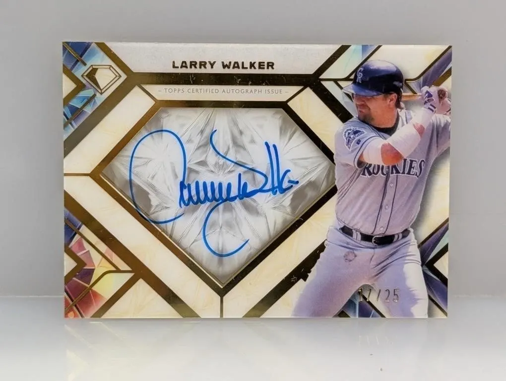 2025 Topps Diamond Icons Larry Walker Auto #17/25