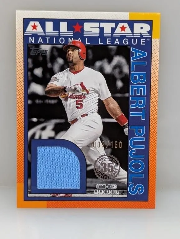 2025 Topps Albert Pujols Relic #3/150
