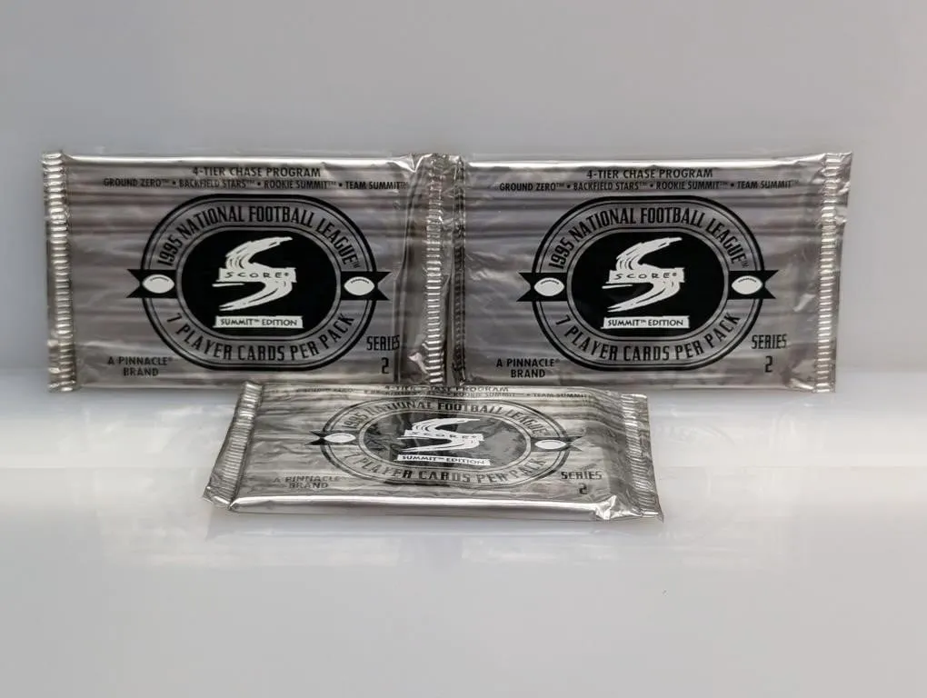 (3) 1995 Score Summit Football�Packs