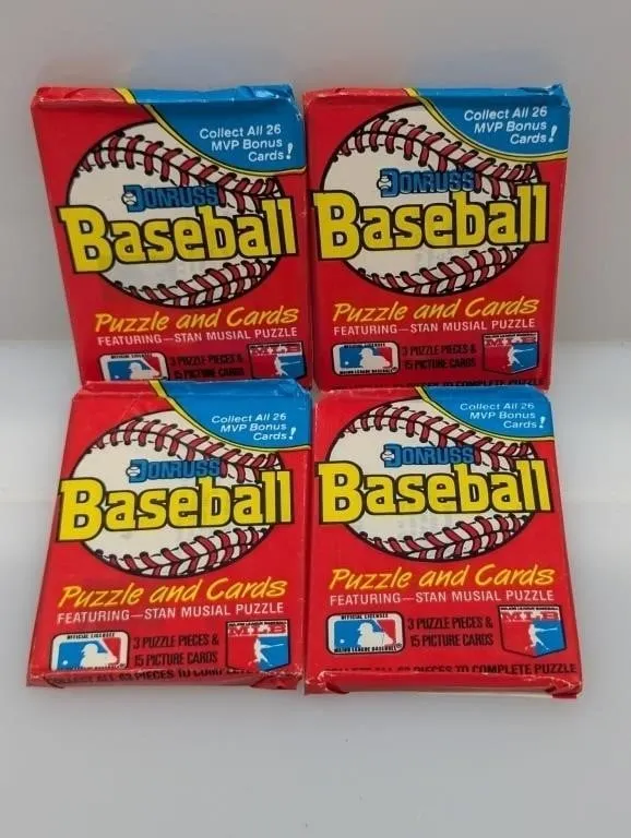 (4) 1988 Donruss Baseball Packs