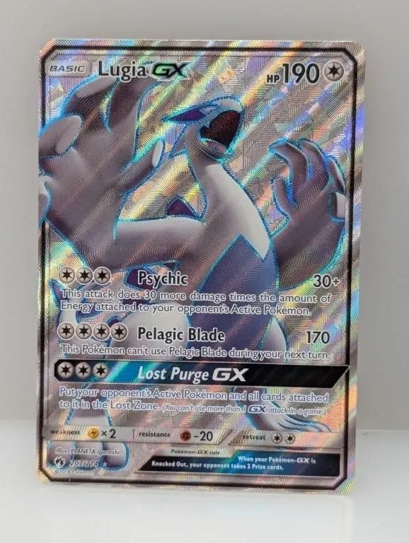 2018 Pokemon Lost Thunder Lugia GX Holo #207
