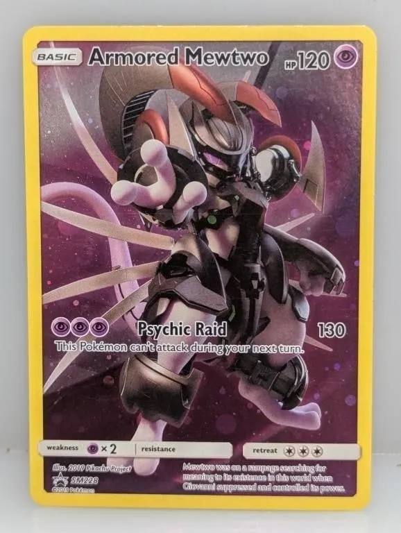 2019 Pokemon Promo Armored Mewtwo SM228