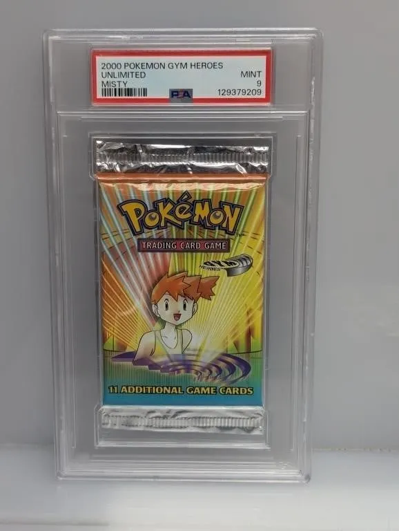 2000 Pokemon Gym Heroes Unlimited Pack Misty PSA 9