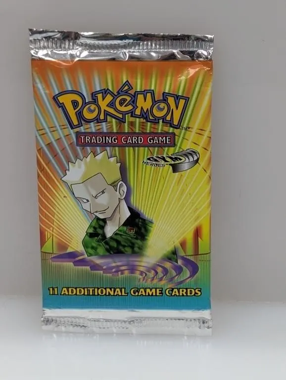 2000 Pokemon Gym Heroes Booster Pack