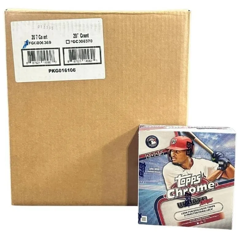CASE OF (20) 2025 Topps Chrome UPDATE BB Mega Box