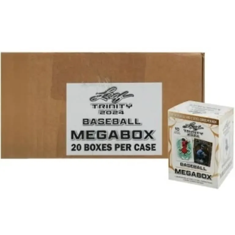 CASE OF (20) 2024 Leaf Trinity Mega Baseball Box