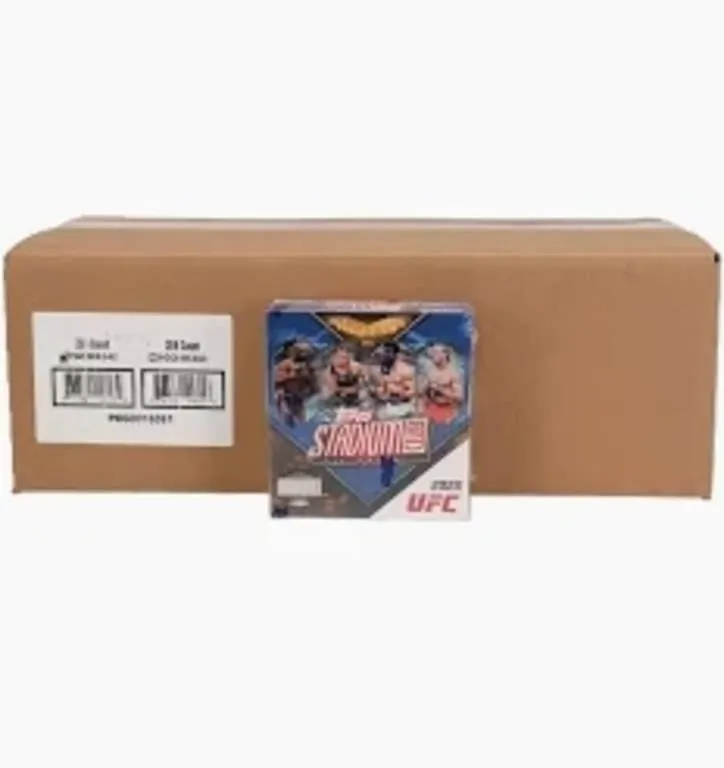 CASE OF (20) 2025 Topps Stadium Club UFC Mega Box
