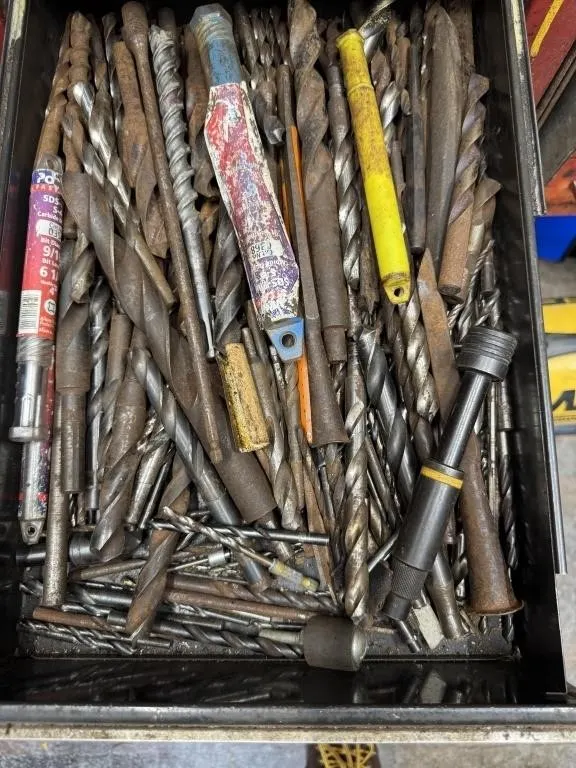 Assorted Hardware, Files, Drill Bits, & More