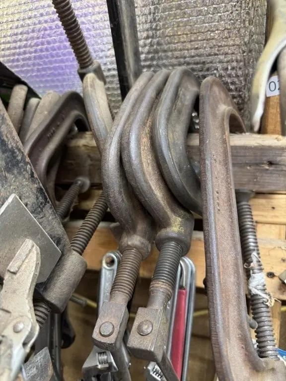 Assorted C-Clamps & Welding Clamps