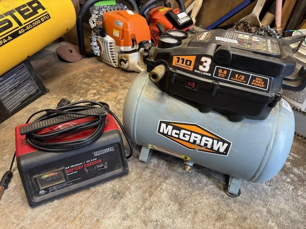 Air Compressor & Battery Charger